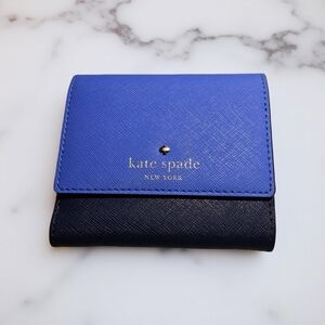 NWOT Kate Spade Blue Wallet
